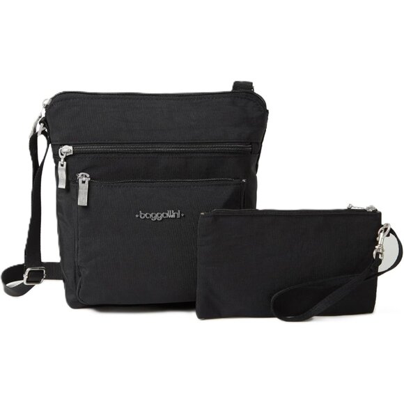 Lightweight Water-Resistant Pocket Crossbody Bag for Women – RFID Protection - Picture 1 of 8